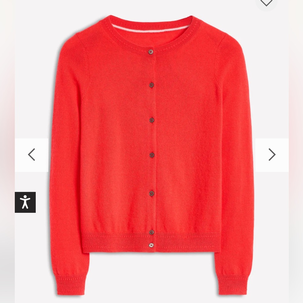 Eva Cashmere Crew Cardigan